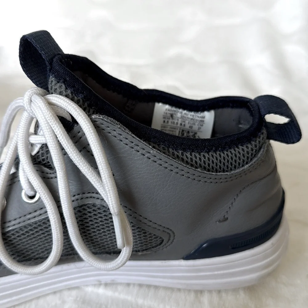 Converse Womens/Mens Grey Low-Top‎ Skate Style Sneakers Size 7.5 / 10.5 Sporty